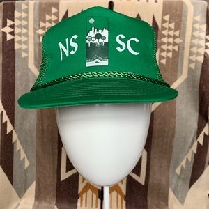 Vintage NS SC rope trucker hat.